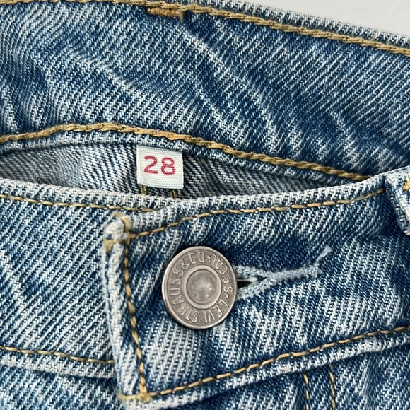 LEVIS NWOT Denim Mini Skirt - Picture 3 of 5